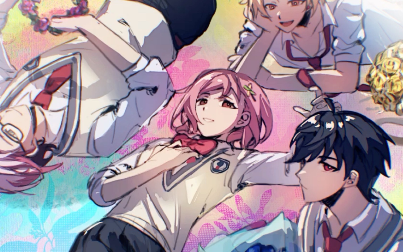 【心跳回忆gs4/绘画过程】风本七玛丽的庭院