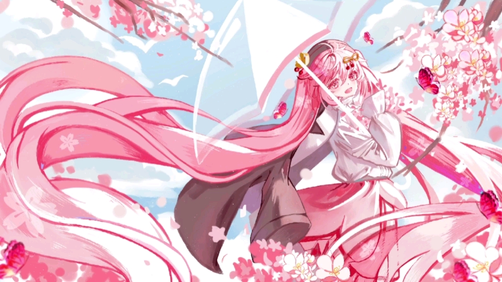 樱花雨【sai2绘画/初音未来】