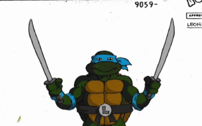 [图]『忍者神龟 1987动画版/搬运』李奥纳多 个人档案 Teenage Mutant Ninja Turtles 1987 Leonardo Profile