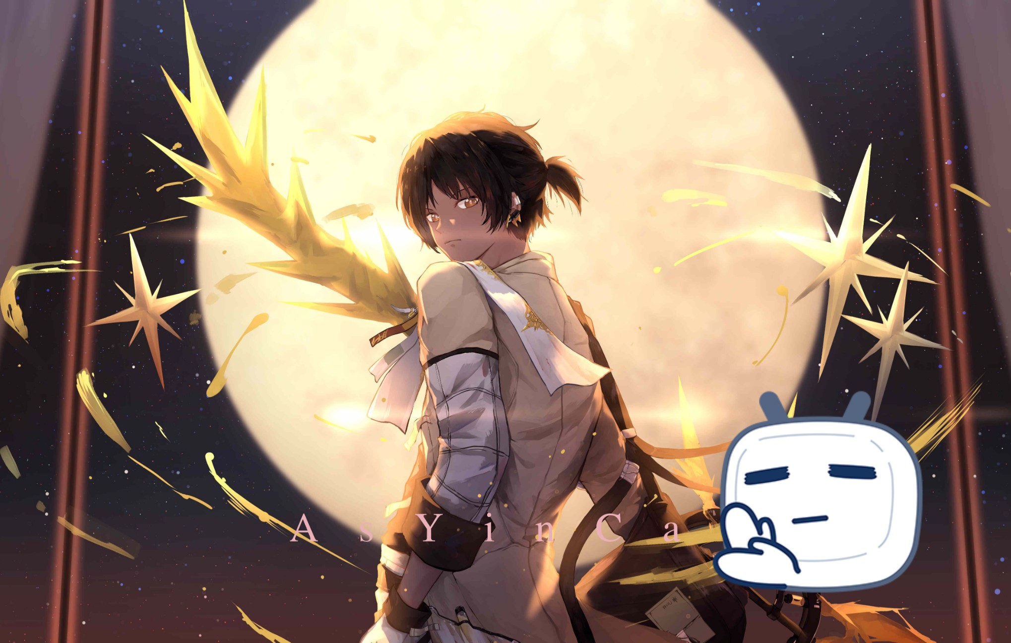 【猫爪绘】明日方舟—棘刺(原速p3)