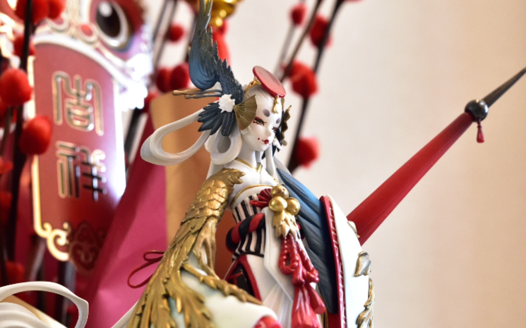 阴阳师姑获鸟羡煞旁人皮gk涂装展示