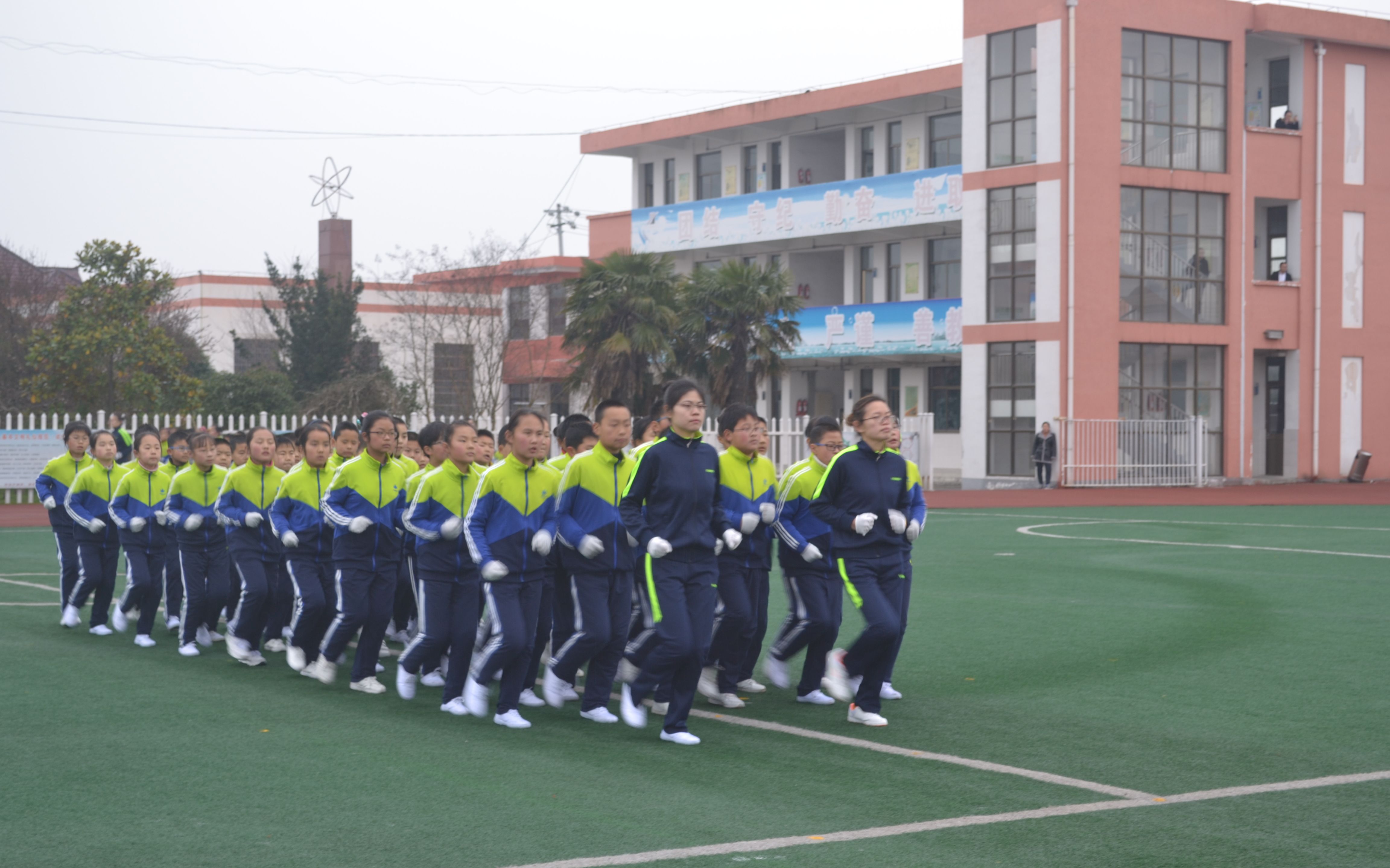 如东县掘港镇丰小学跑操比赛视频哔哩哔哩bilibili