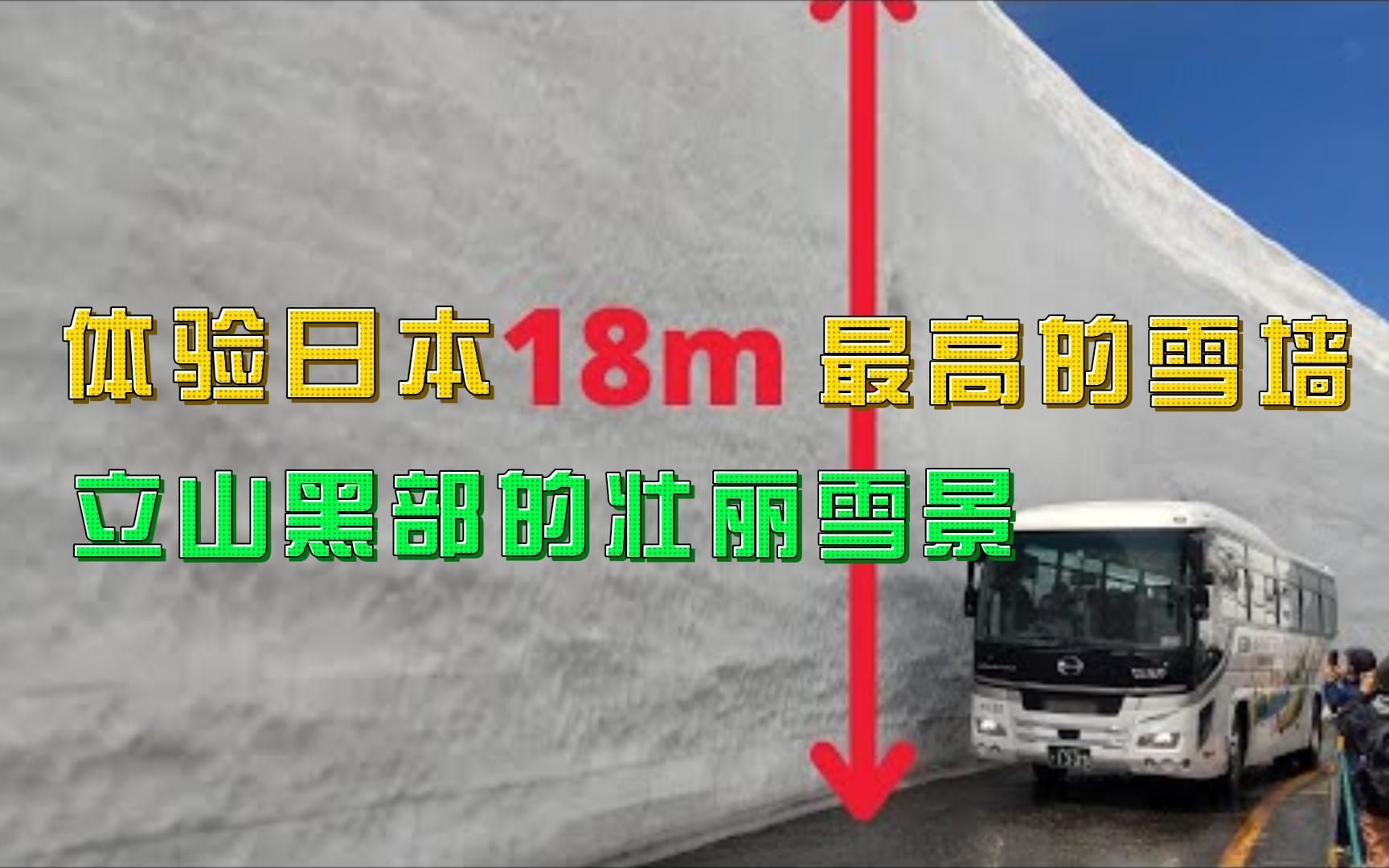 【日本旅游】观赏公路旁18米高的日本雪墙 | 立山黑部之旅哔哩哔哩bilibili