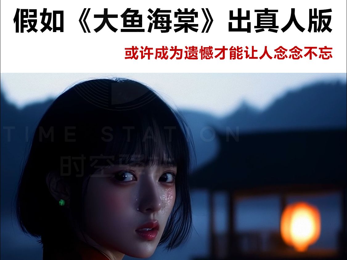 大鱼海棠"你总以为机会无限,所以从不珍惜眼前人,殊不知再见容易,再见