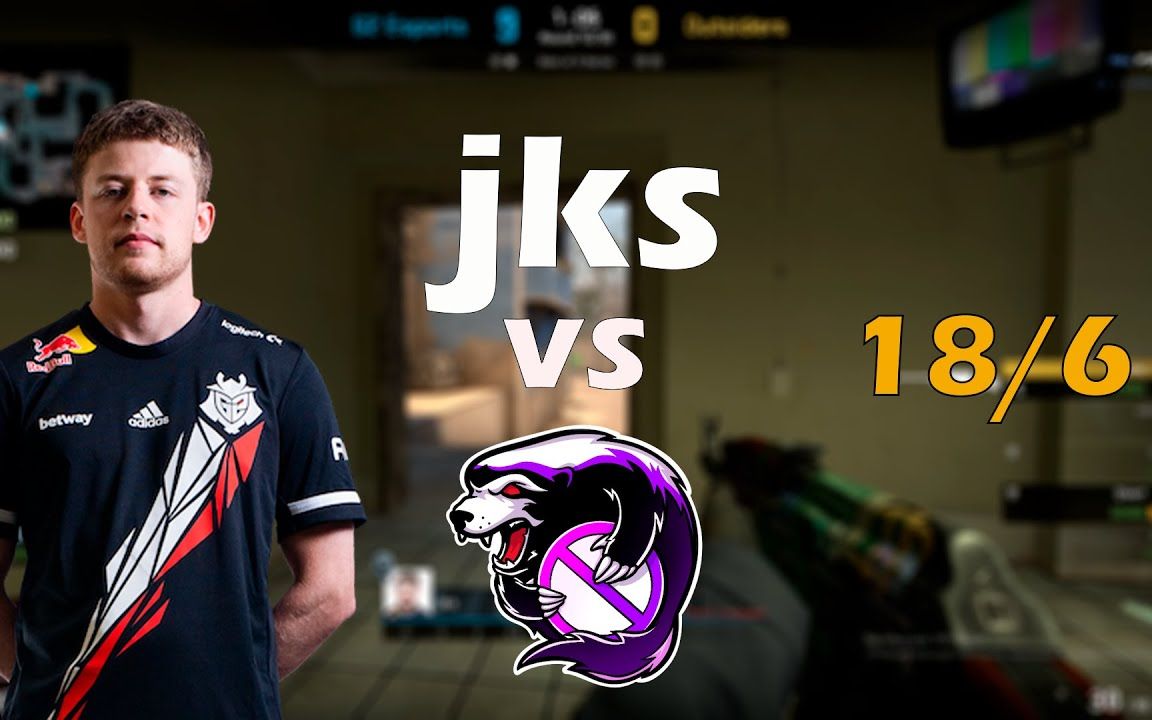 【csgo】pov g2 jks (18/6) vs outsiders (de_mirage) @blast