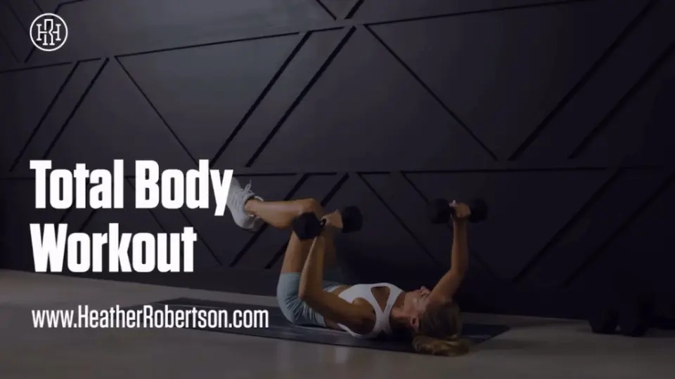 Heather Robertson Total Body HIIT Workout Supersets