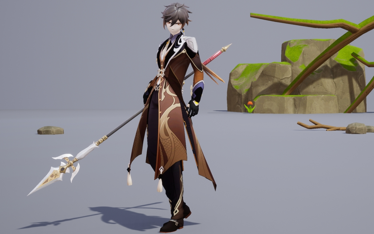 原神钟离动作练习-2021_3