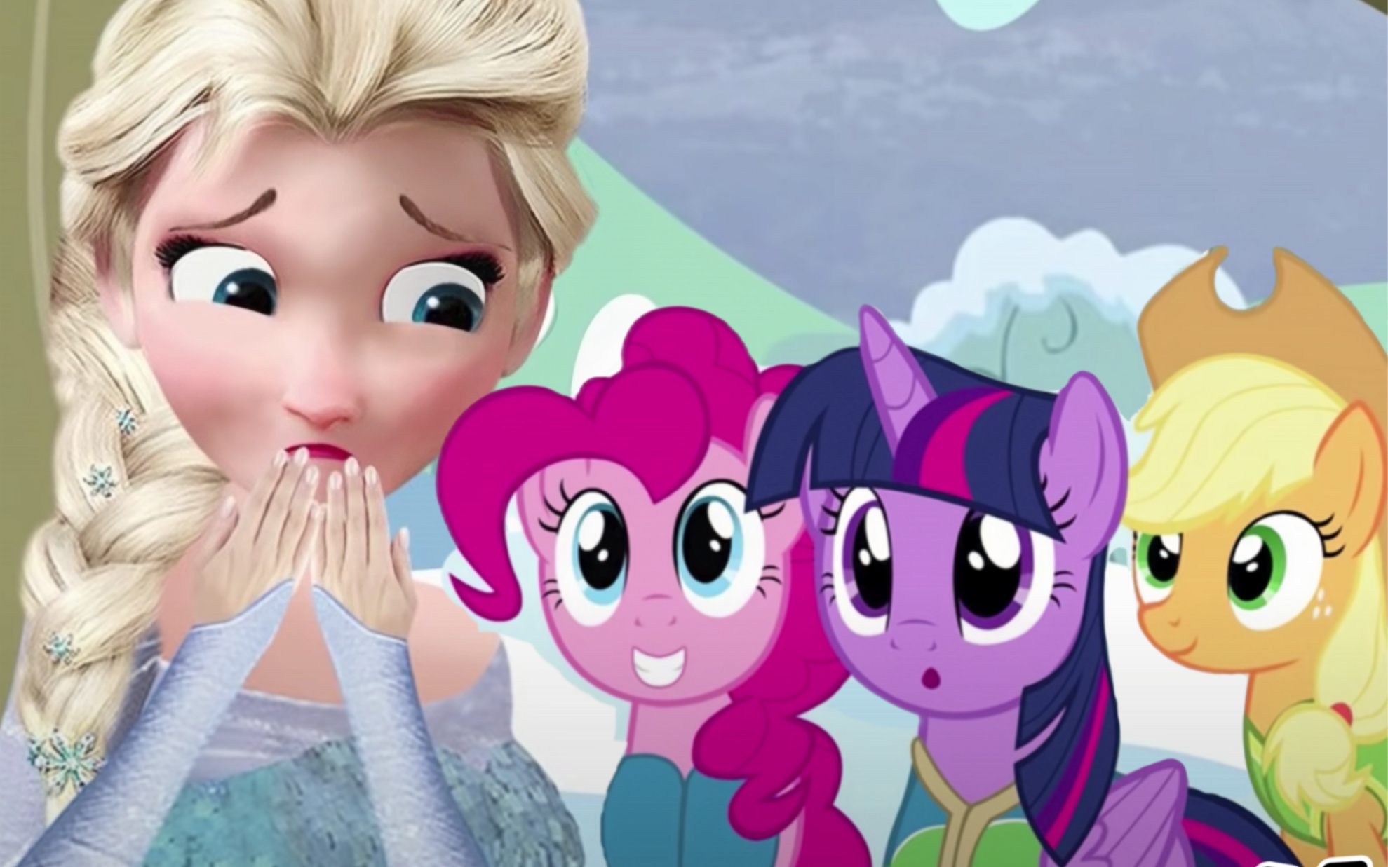 当艾莎遇到小马宝莉会发生什么事