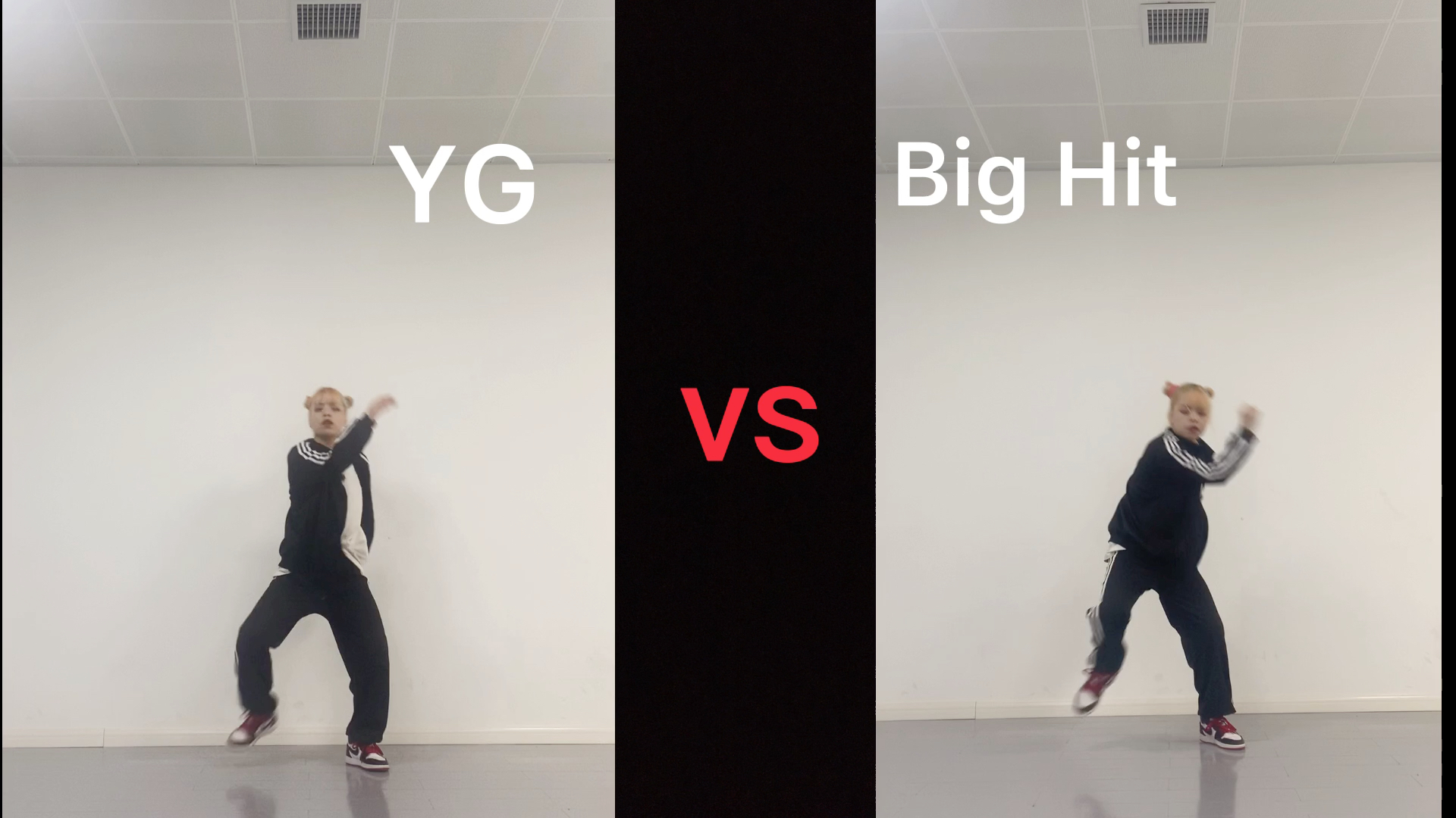 [图]蔡徐坤 情人 的不同跳法。YG vs BigHit 你喜欢哪一个？