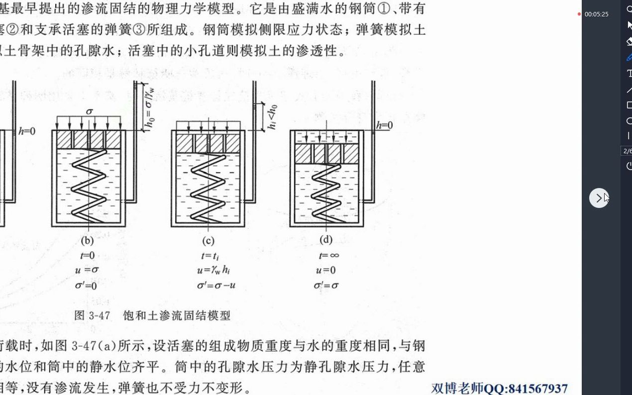 [图]清华土力学第3版3.6节超静孔隙水压力和孔压系数讲解