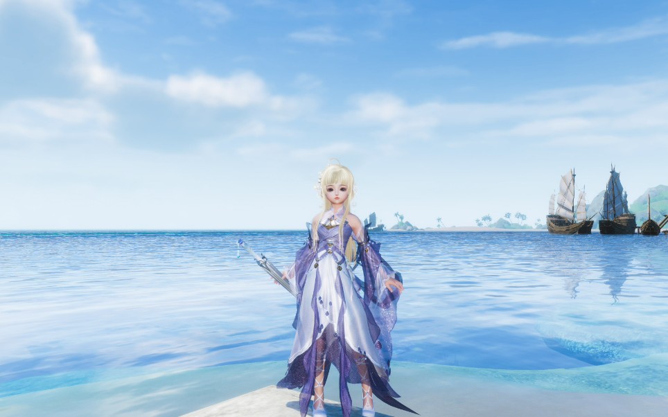 【剑网三】【伞萝晓天套】记录向,终于让女儿穿上新衣服了!