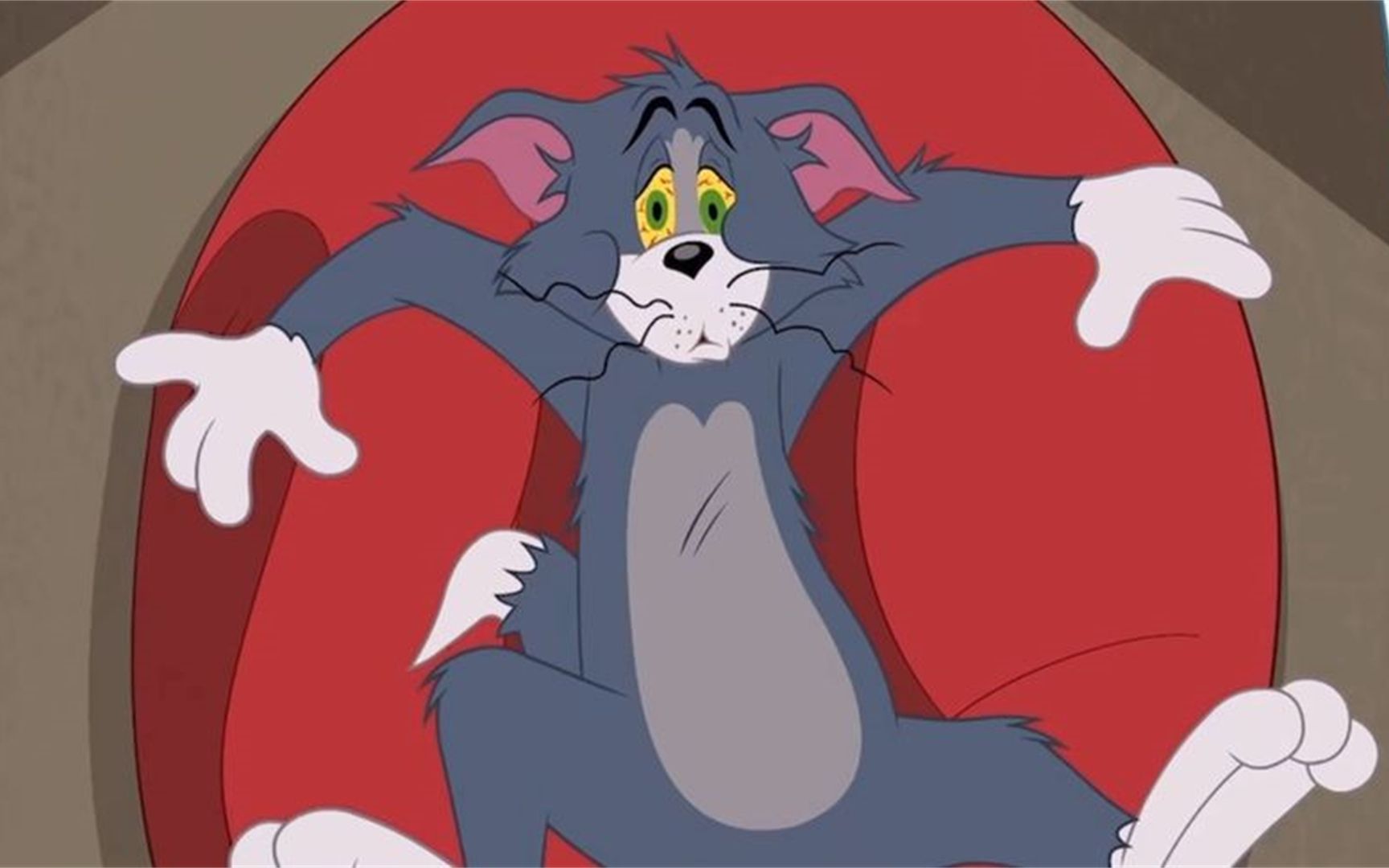 猫和老鼠:鼠表哥送来健身器材,竟然让杰瑞和汤姆秒变肌肉男