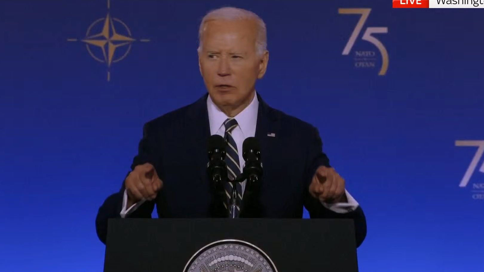 拜登在北约峰会的演讲 2024.7.