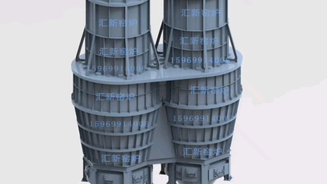 双膛石灰窑设计 麦尔兹窑内部结构