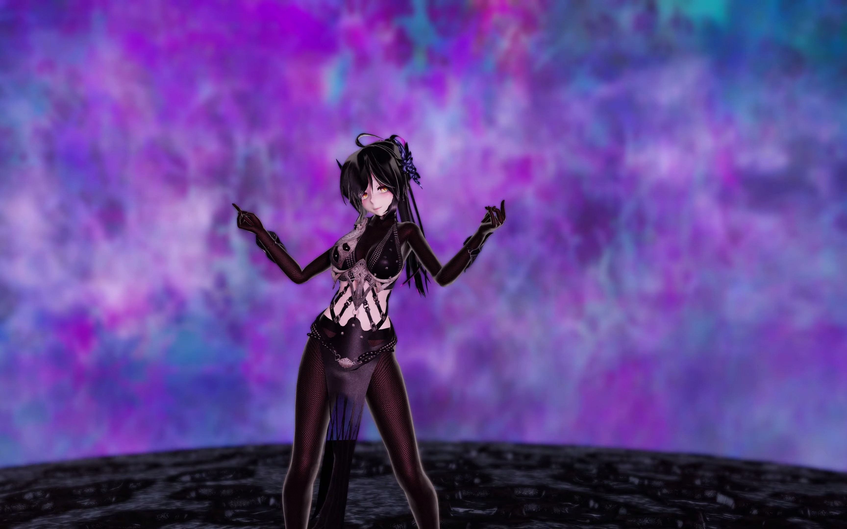 [图]【MMD】 WiggleWiggle HELLOVENUS DarkKnight Haku 『4K』