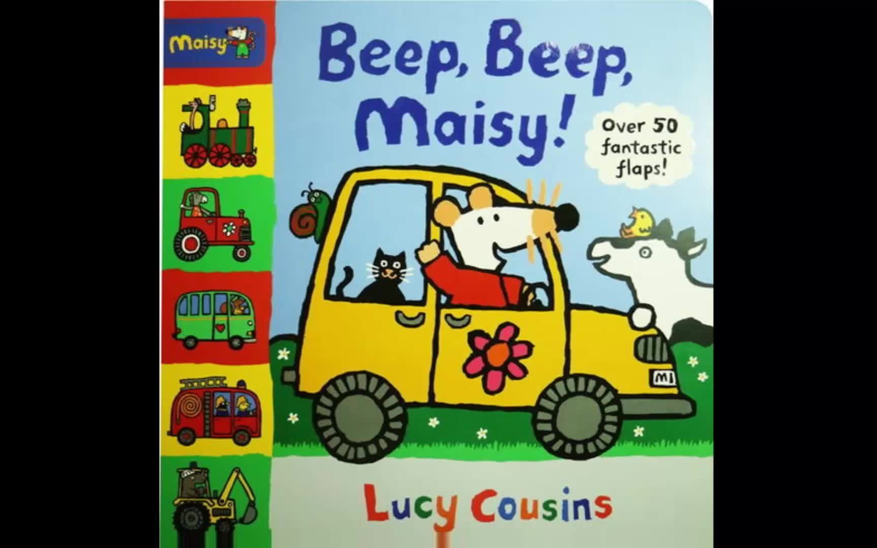 [图]哔哔哔~~小鼠波波交通工具翻翻书《Beep， Beep， Maisy！》