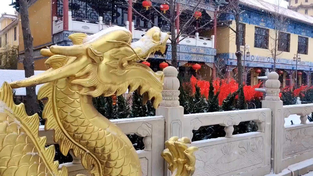 [图]博山正觉寺雪景如诗如画