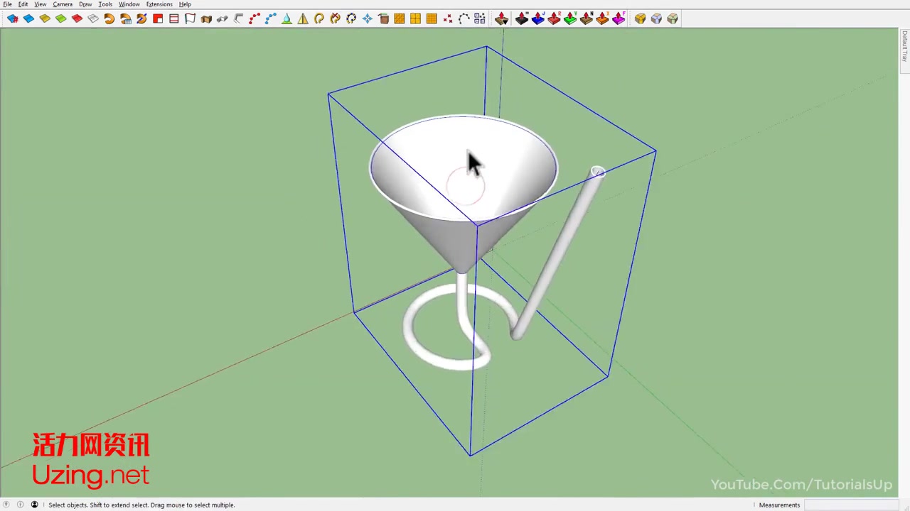 SketchUp异形玻璃杯建模教程哔哩哔哩bilibili