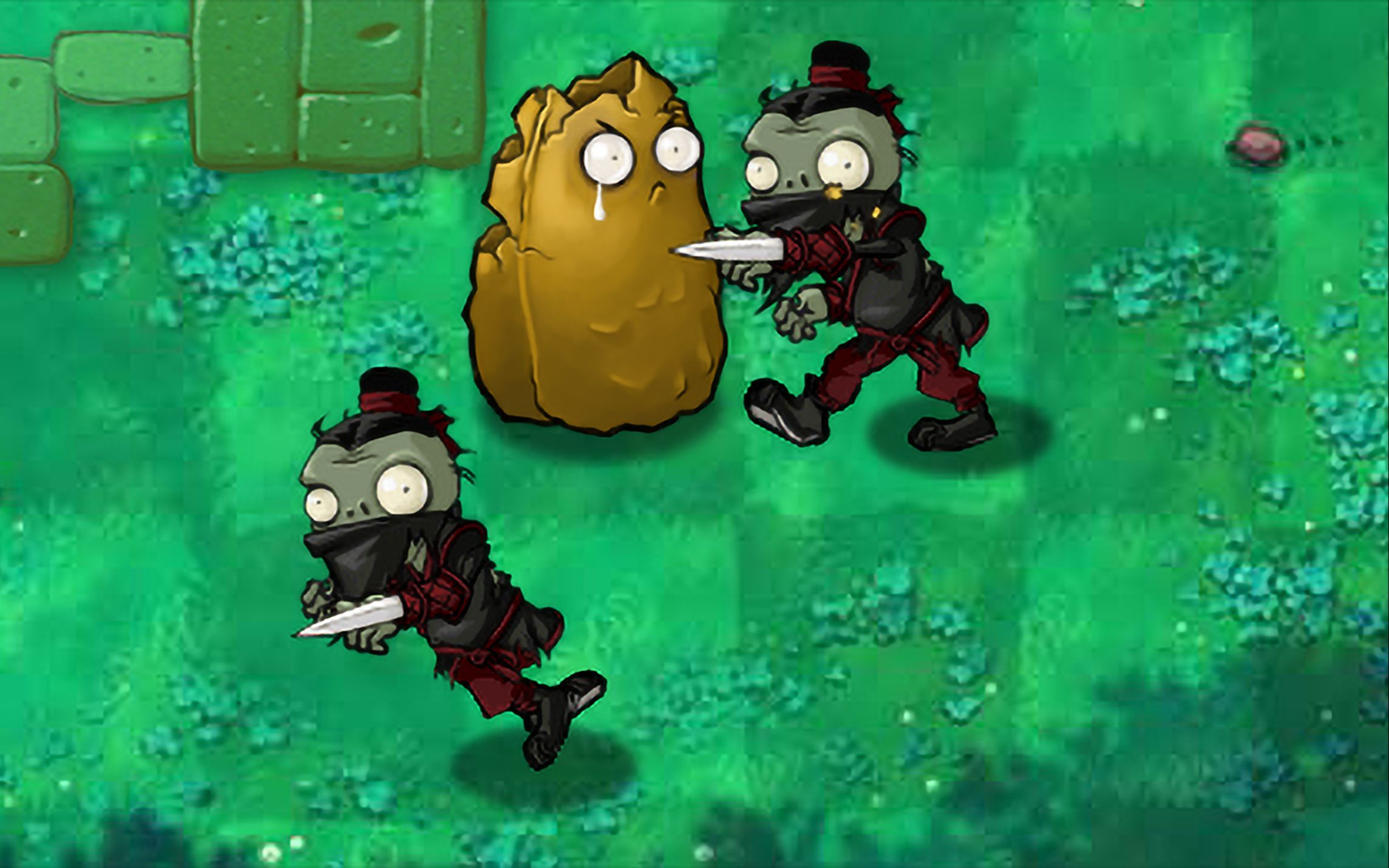 这个刺客不太冷静_植物大战僵尸1