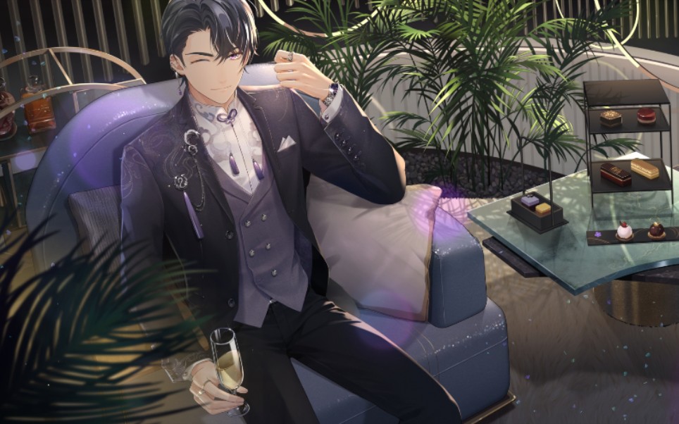 【未定事件簿】来看绝美西装吗～ 陆景和ssr虚诞盛宴卡面纯享 温馨