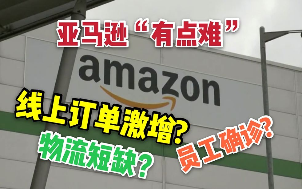 【中字|美国疫情】亚马逊线上订单激增,物流服务短缺,员工有确诊,关闭线下门店“有点难”哔哩哔哩bilibili