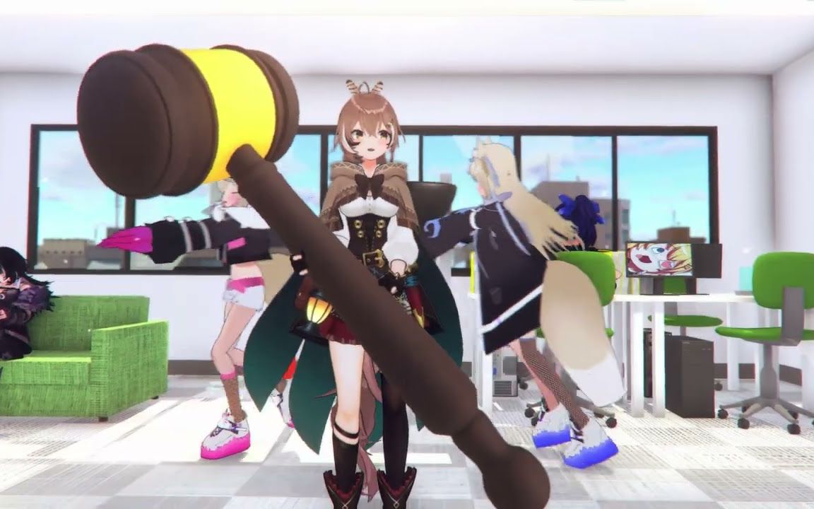 当en成员来到hololive事务所的日常