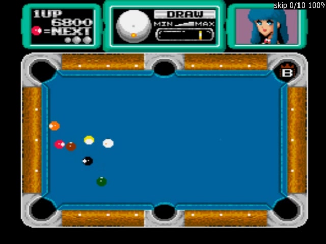 街机花式撞球pocket gal 一杆清台