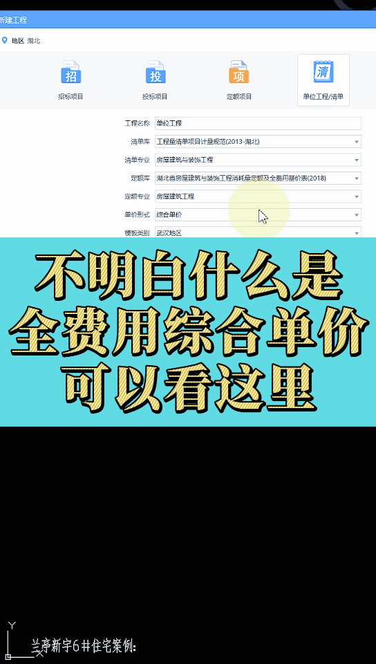 不明白什么是 全费用综合单价 可以看这里哔哩哔哩bilibili