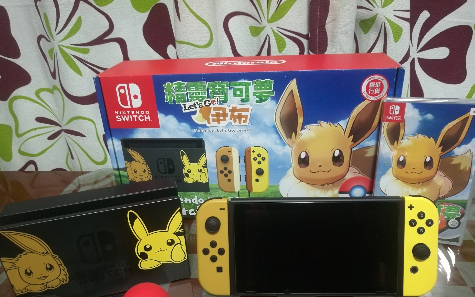 switch任天堂ns宝可梦限定伊布版开箱视频