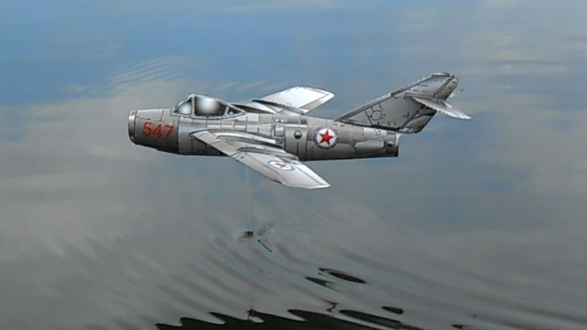 朝鮮空軍 米格15 rc紙模型