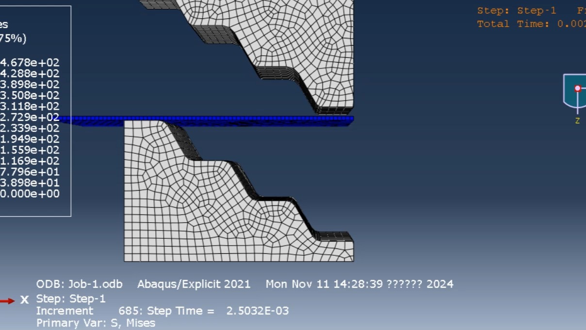 ABAQUS板材冲压成型哔哩哔哩bilibili