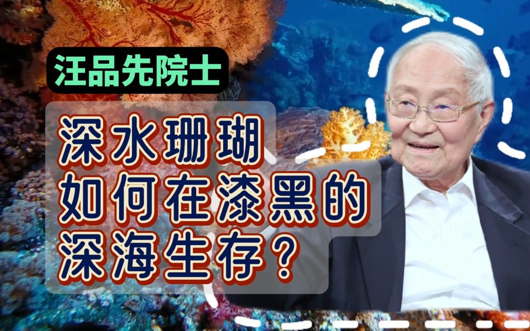 谁说只有陆地有园林?深海也有自己的“园林”!【汪品先院士】哔哩哔哩bilibili