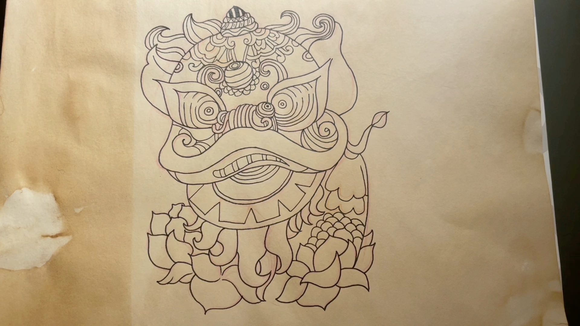 画画小狮子|醒狮