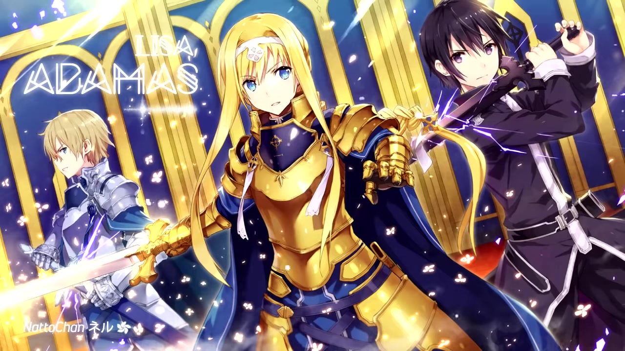 刀剑神域Alicization OP 主题曲 「ADAMAS」Full by LiSA哔哩哔哩bilibili