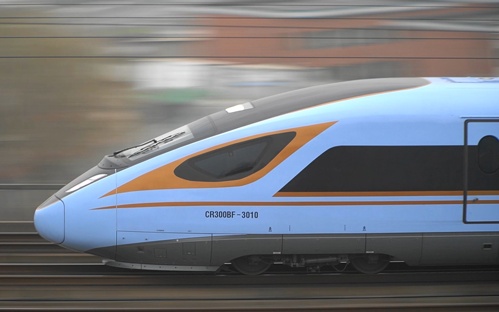 【复兴号】配色奇奇怪怪的cr300bf新空调动力分散动车组粗线辣_哔哩