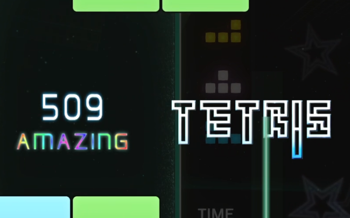 [图]【原创发布】俄罗斯方块：效应tetris effect联动osu mania自制谱 TimeMaze-Space Race