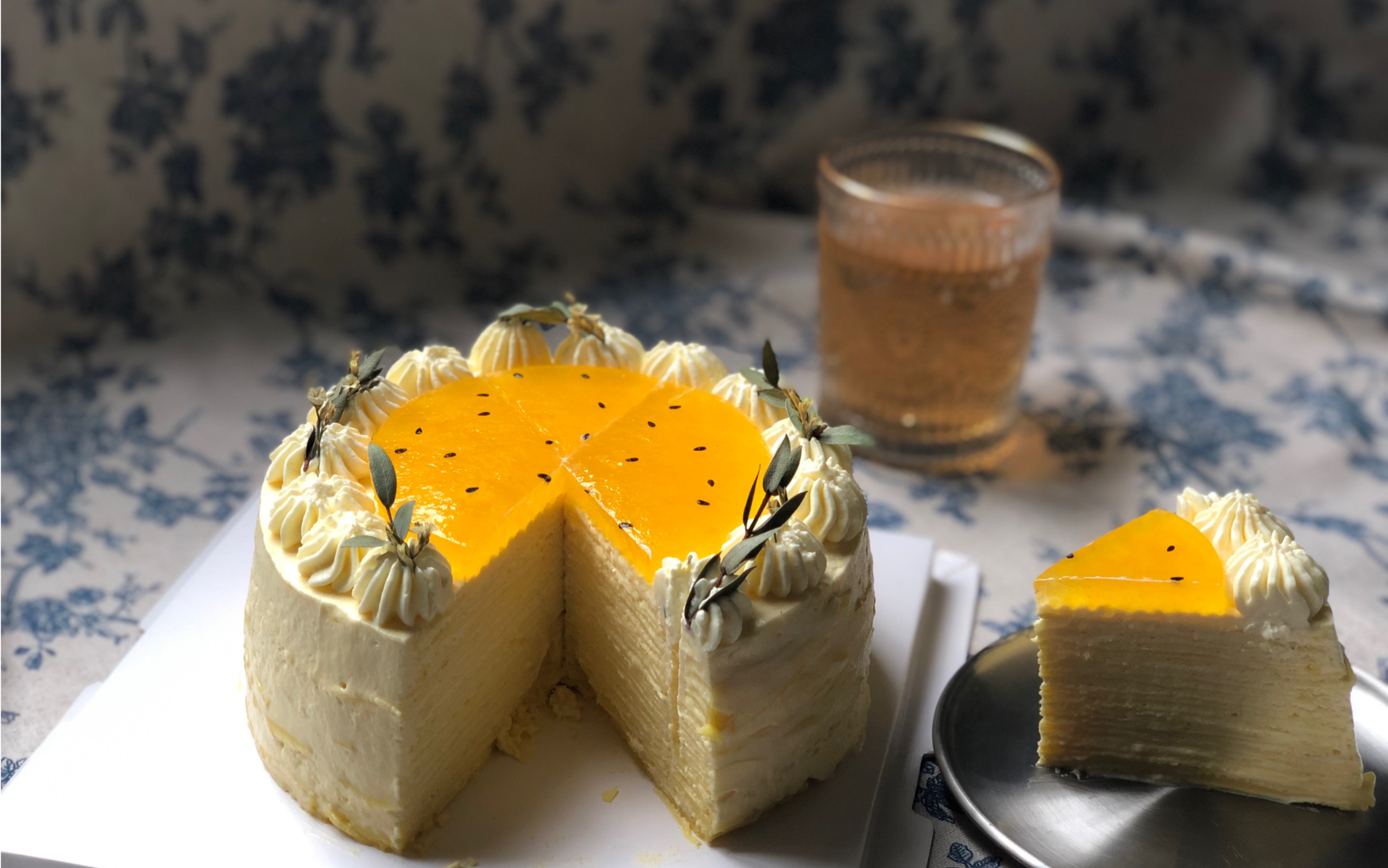 【百香果千层】冰淇淋口感,酸酸甜甜就是我