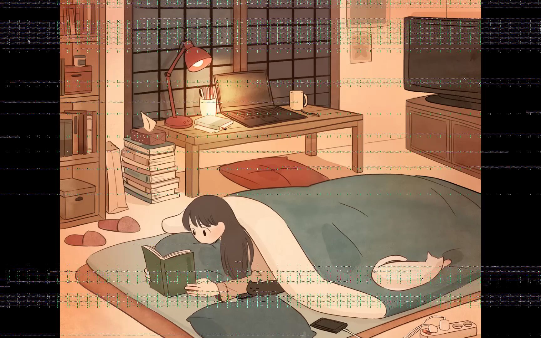 [图]♪ Study Night [ Soothing Relaxation Study Sleep BGM ]