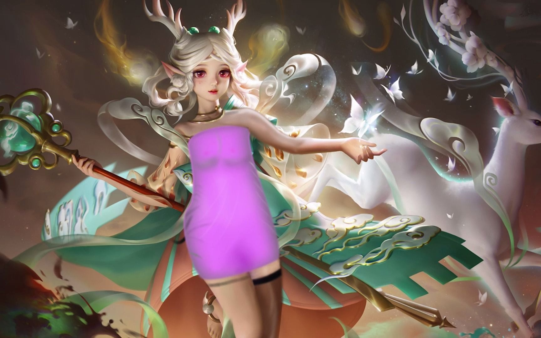 当瑶瑶穿上黑丝之后