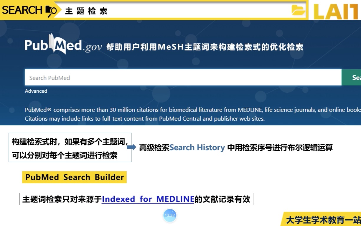 文献检索基础课6——文摘型数据库:PubMed的使用哔哩哔哩bilibili