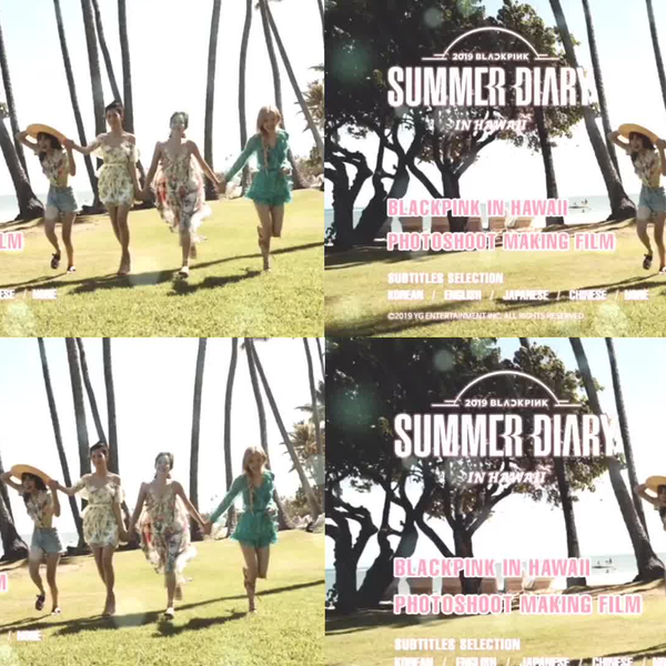Blackpink Summer Diary in Hawaii Photoshoot Making_哔哩哔哩_bilibili