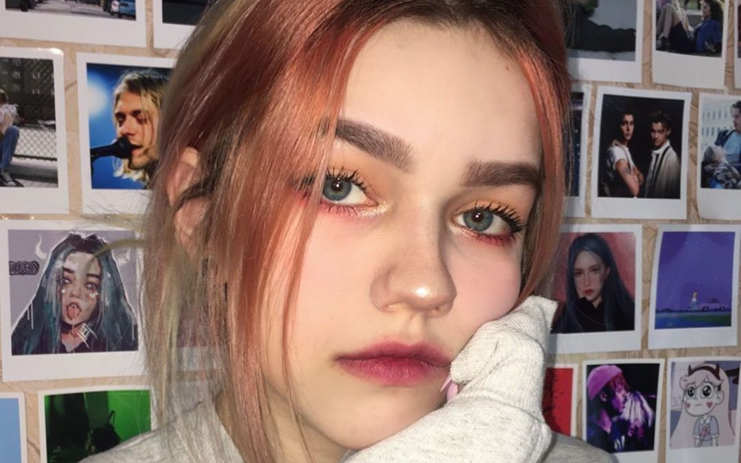 【ghostbaby】神仙颜值|俄罗斯美少女|超美超仙|神仙发色美到窒息!