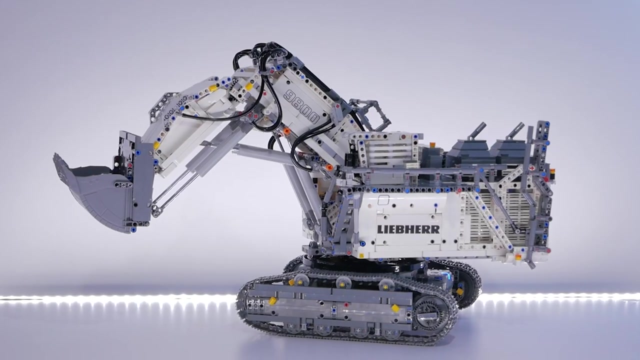 lego 42100评测_利勃海尔r 9800挖掘机_哔哩哔哩_bilibili