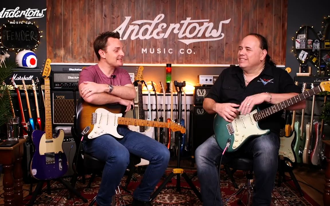 the captain meets john cruz from the fender custom shop