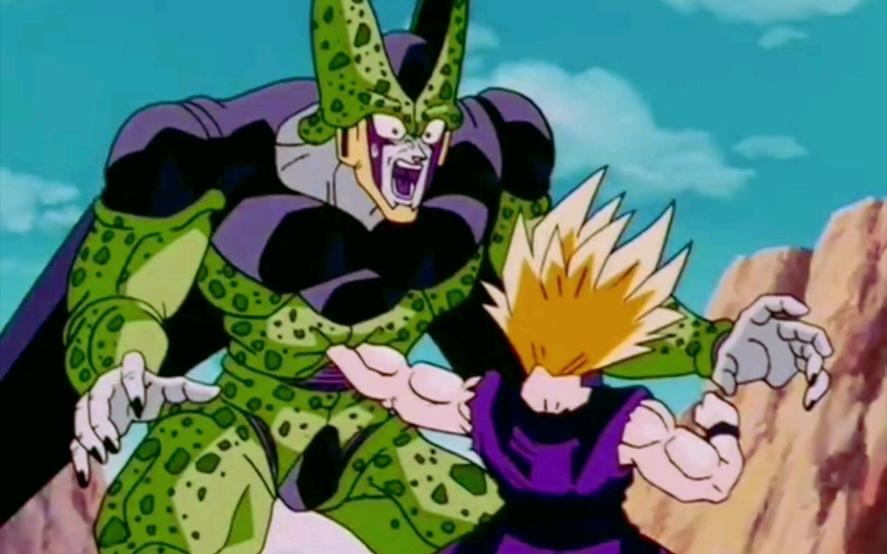 超二悟饭爆虐沙鲁篇 !