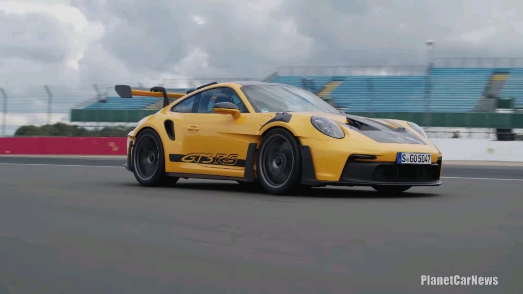 2023保時捷911 gt3 rs,黃色塗裝