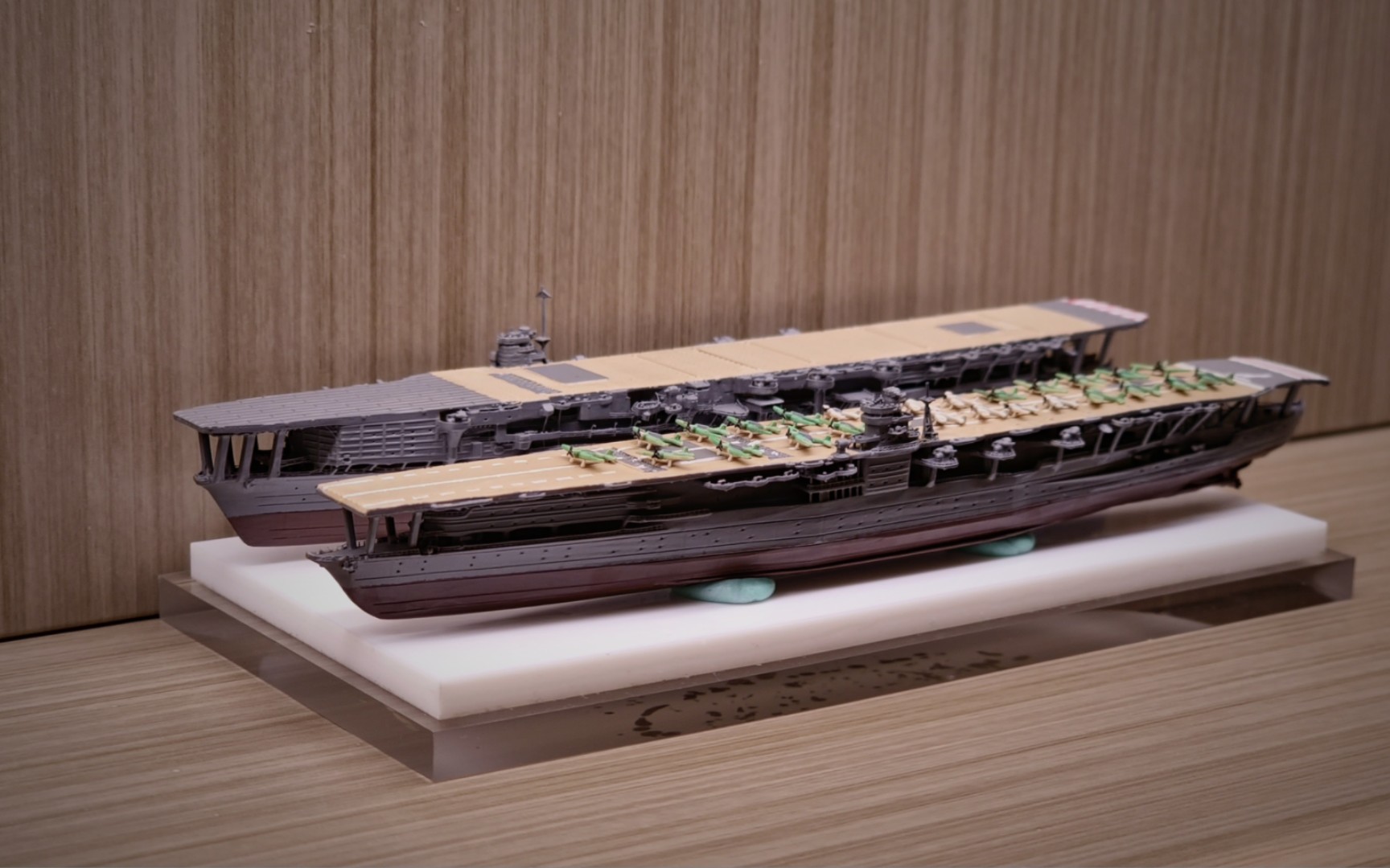 1:2000 赤城 加贺号模型制作完成!3d打印技术造福懒人哈哈哈