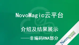 诺禾致源novomagic云平台介绍及结果展示-非编码RNA部分