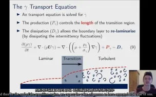 Download Video: CFD理论30 湍流模型之Transition SST模型  The Transition SST (gamma - Re_theta) model