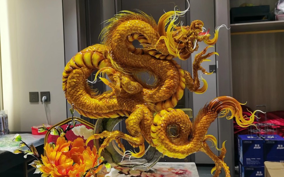 糖艺中国龙_哔哩哔哩_bilibili